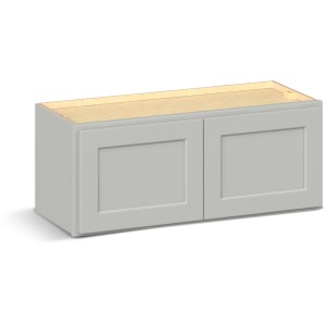 RELIABILT Parkstone II Wall Cabinet, Light Gray, 30" W, 2 Doors, Fully Assembled - 641330 | Lowe's Pro Supply